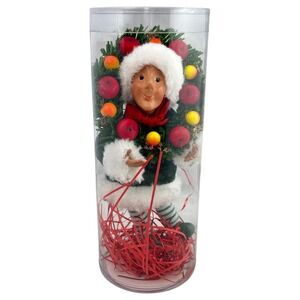 Kindles Kindlekin‎ By Byers' Choice Kranz Kindle with Wreath 6.5" Box